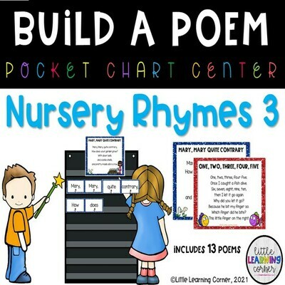 Nursery Rhyme Build a Poem Bundle Set 3 Nursery Rhyme Build a Poem Bundle Set 3