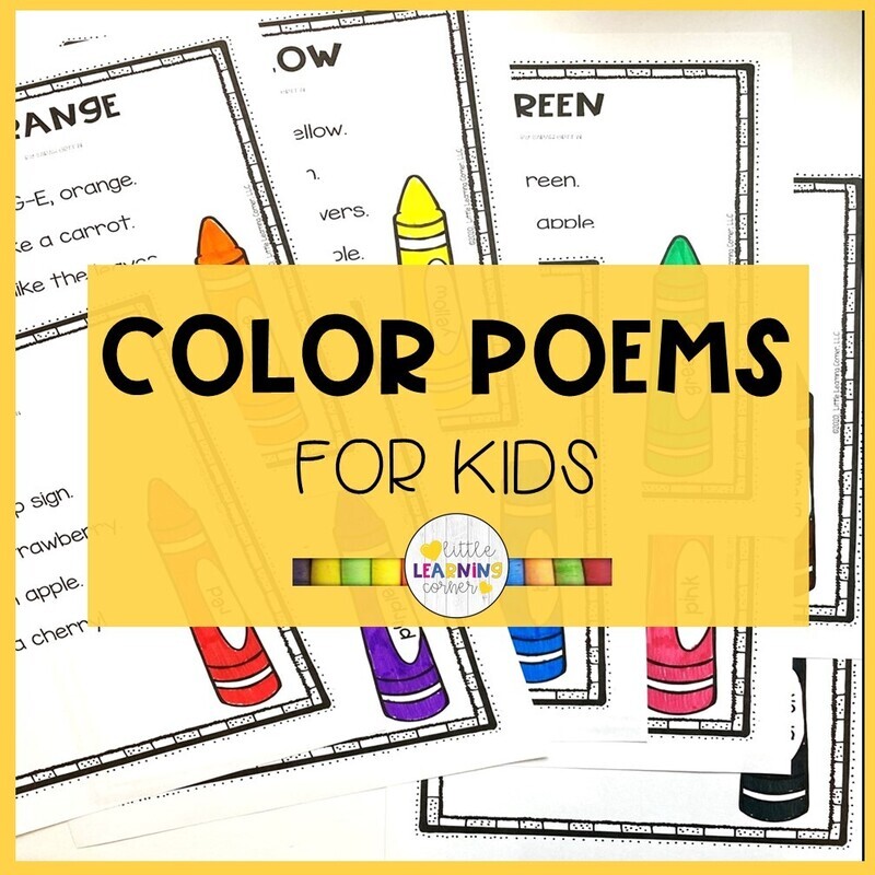 Color Poems for Kids