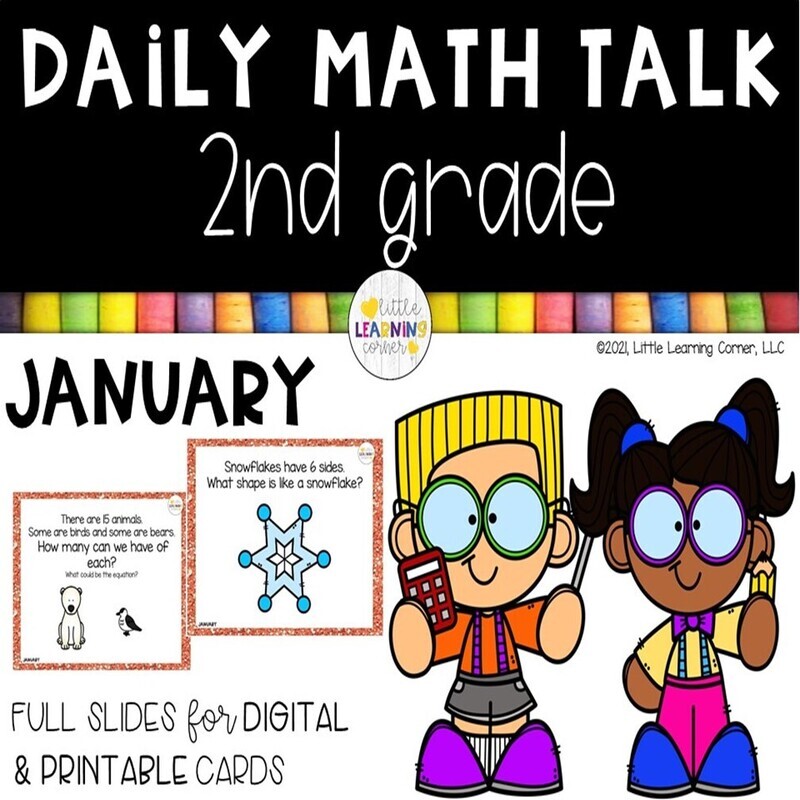 Second Grade Math Talks - January