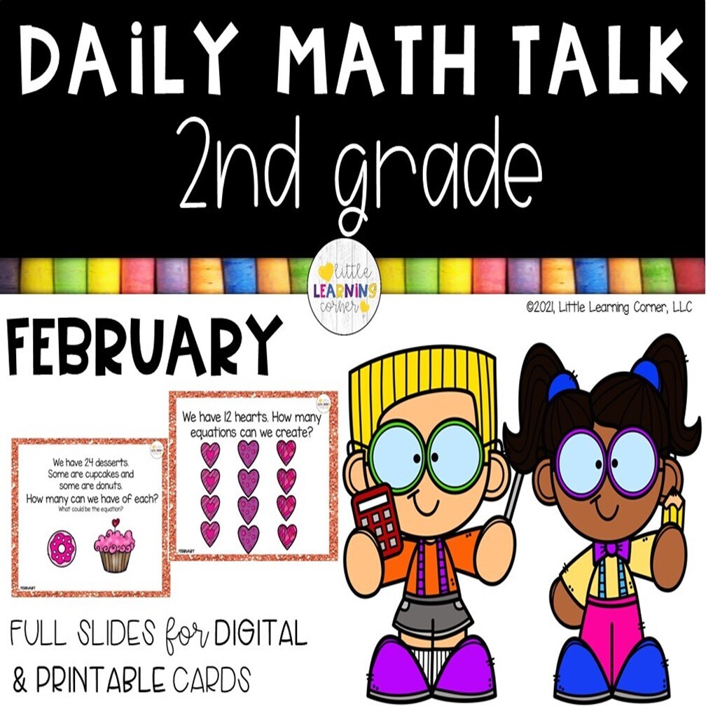 Second Grade Math Talks - February
