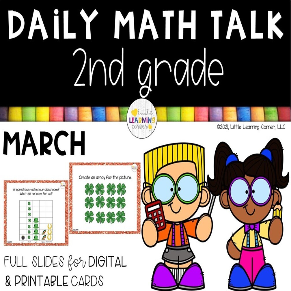 Second Grade Math Talks - March