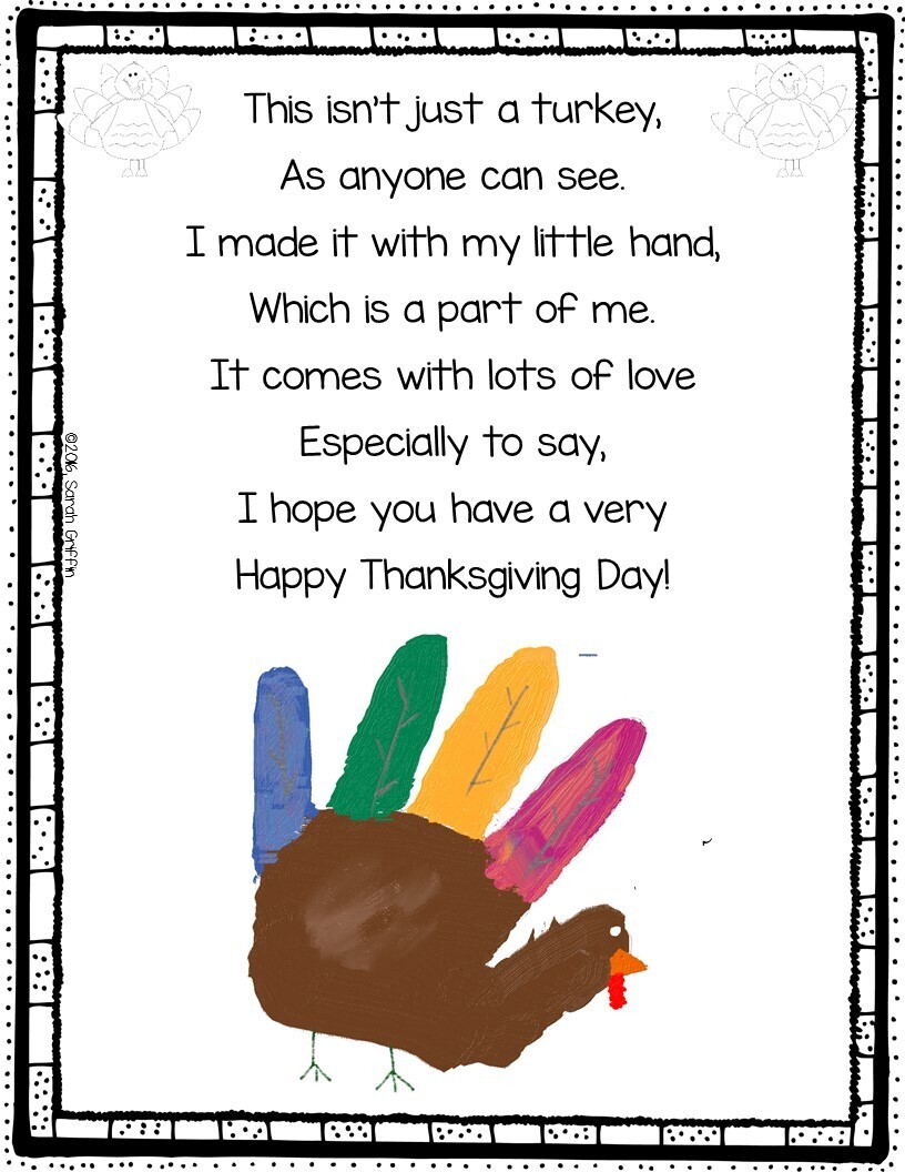 thanksgiving poems for kids