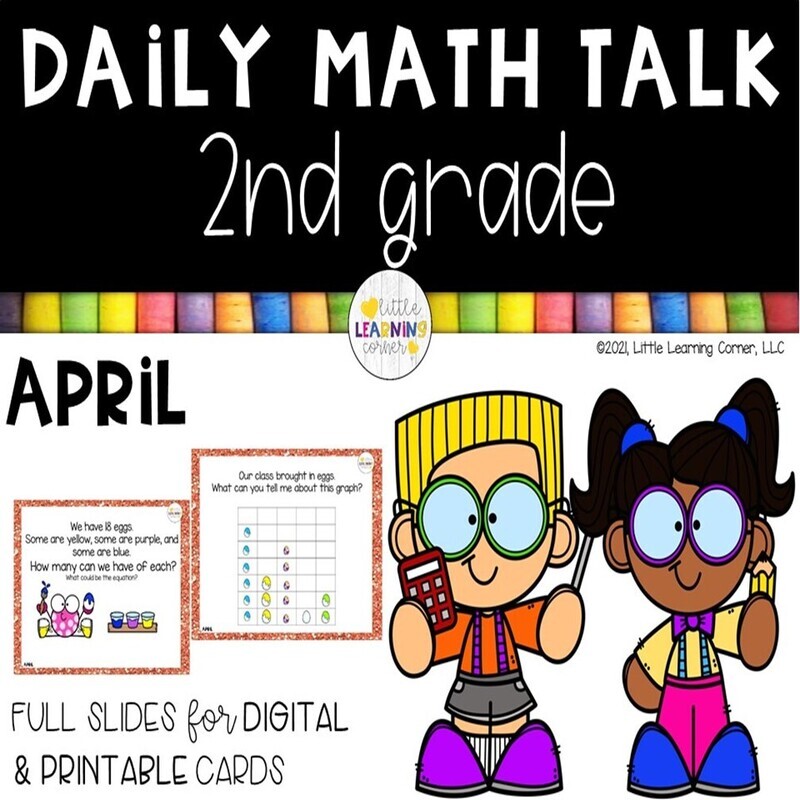 Second Grade Math Talks - April