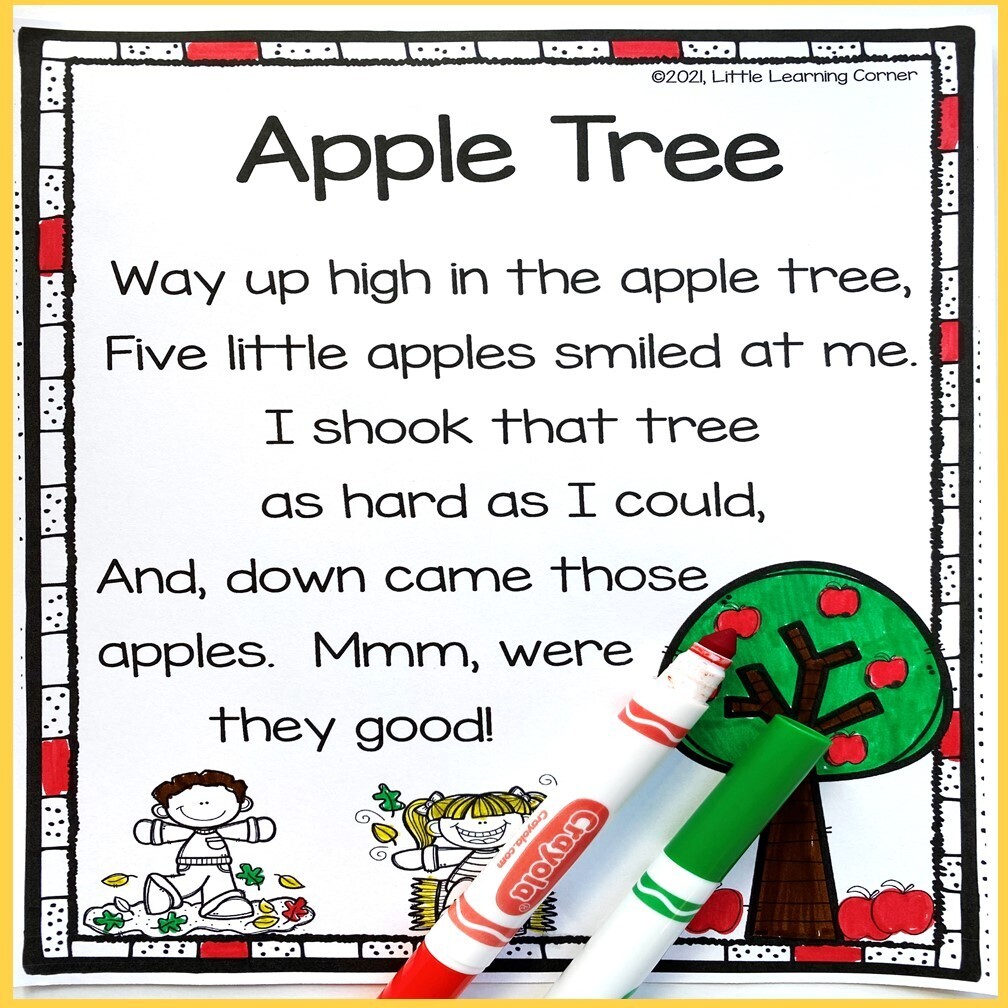 Apple Tree Printable Poem
