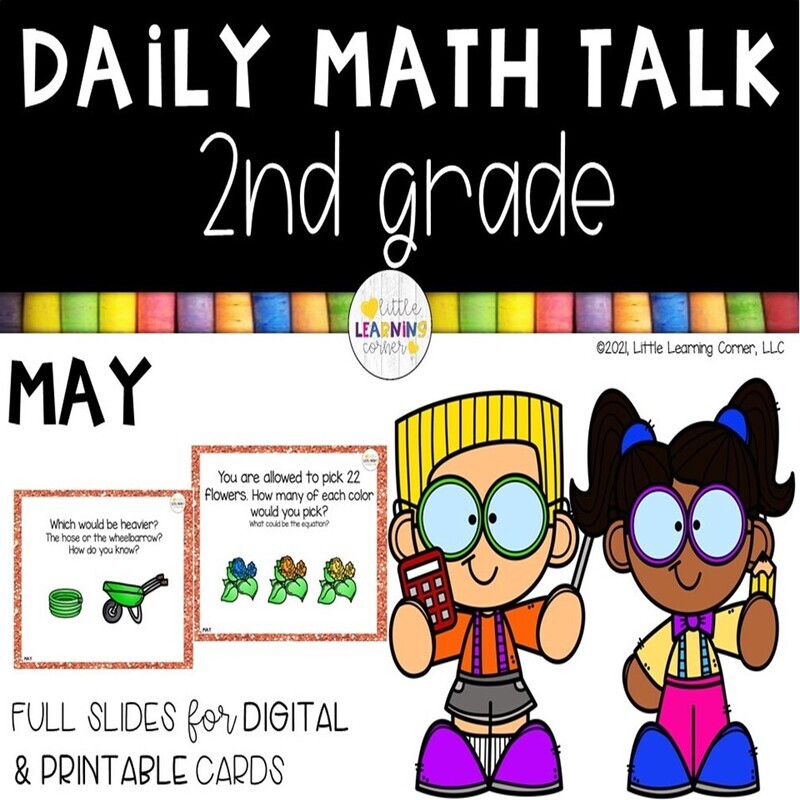 Second Grade Math Talks - May