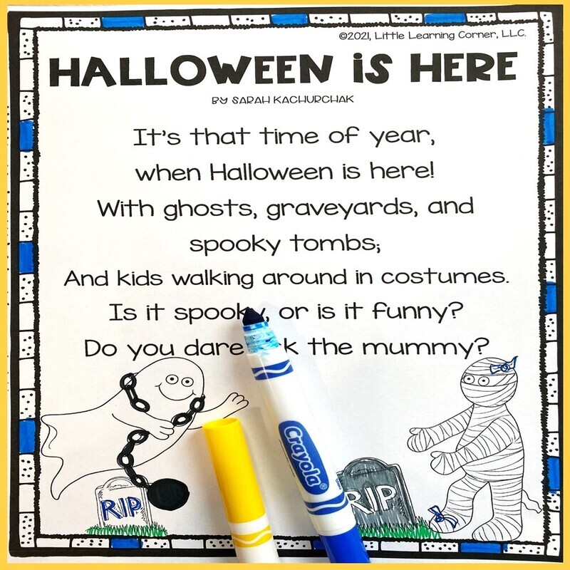 Halloween is Here - Poem for Kids