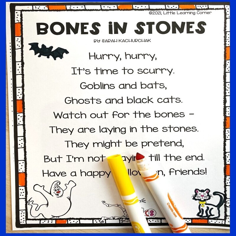 Bones in Stones Poem for Kids