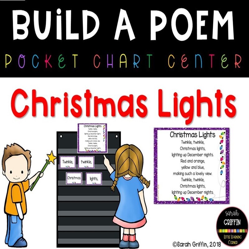 Christmas Lights Build a Poem