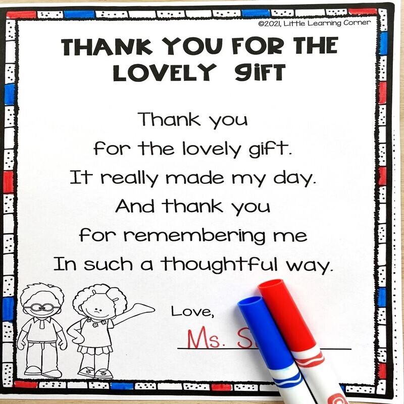 Thank You for the Gift Poem