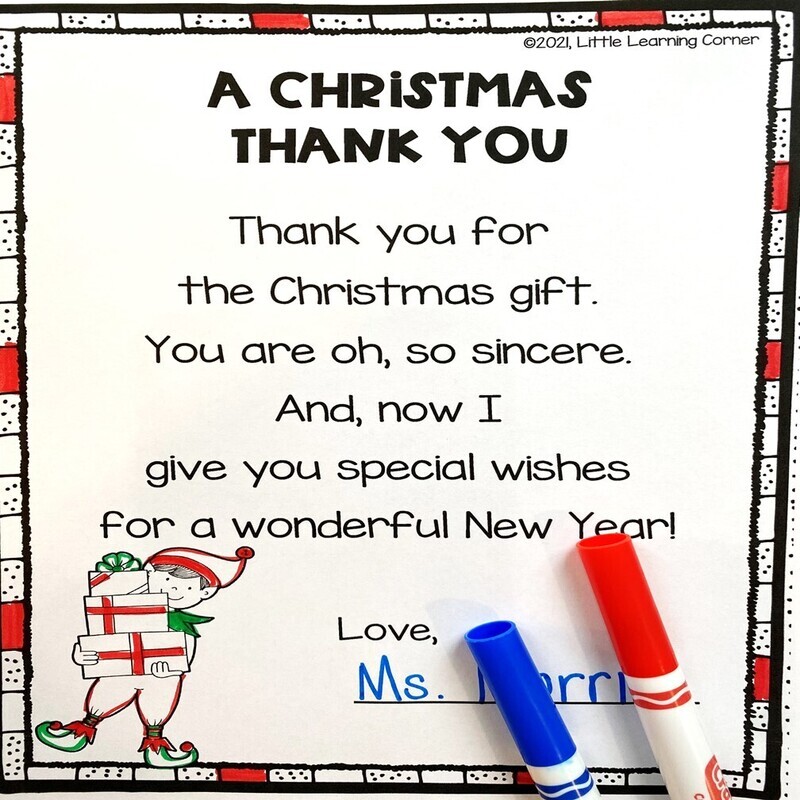 A Christmas Thank You Poem