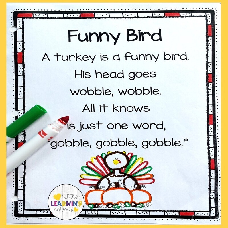 Funny Bird Thanksgiving Poem