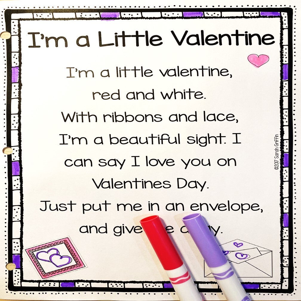 I'm a Little Valentine Poem