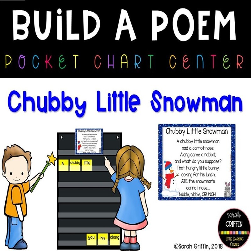 Chubby Little Snowman Build a Poem Chubby Little Snowman Build a Poem