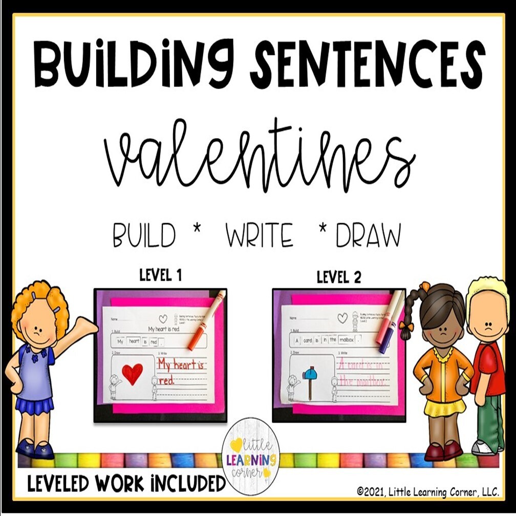 Building Sentences: Valentines
