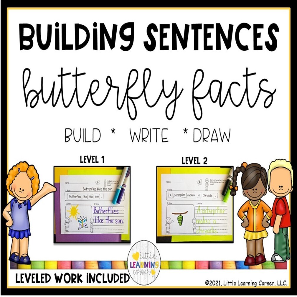 Building Sentences: Butterfly Facts