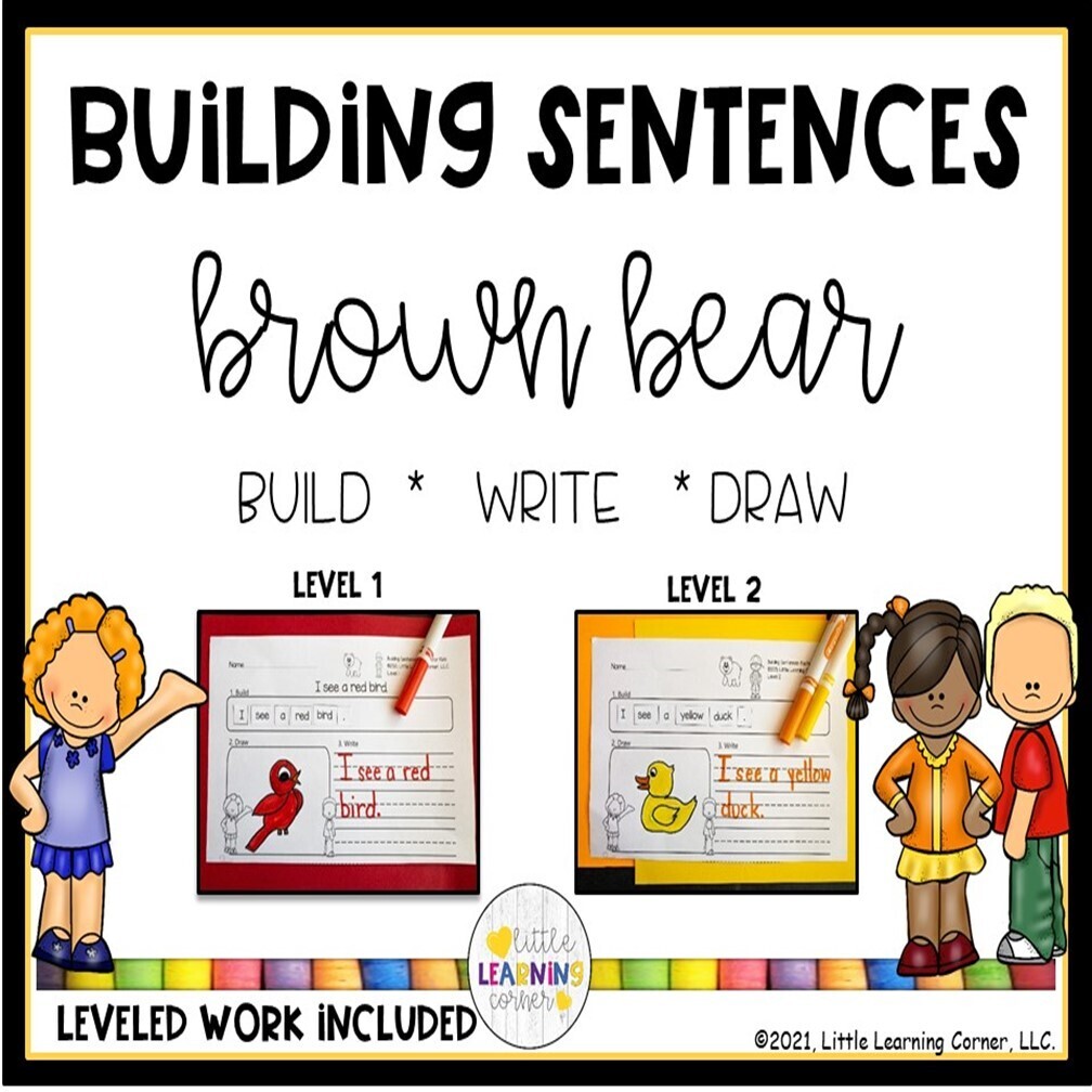 Building Sentences: Brown Bear, Brown Bear