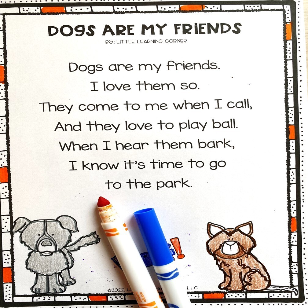 Dogs Are My Friends - Dog Poem Dogs Are My Friends - Dog Poem