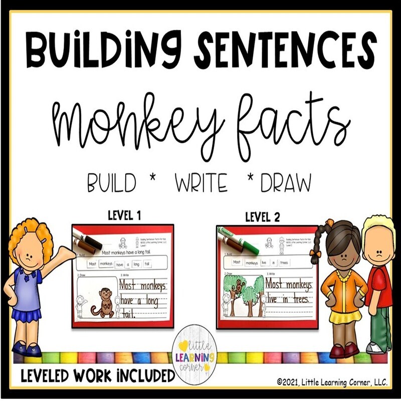 Building Sentences - Monkey Facts