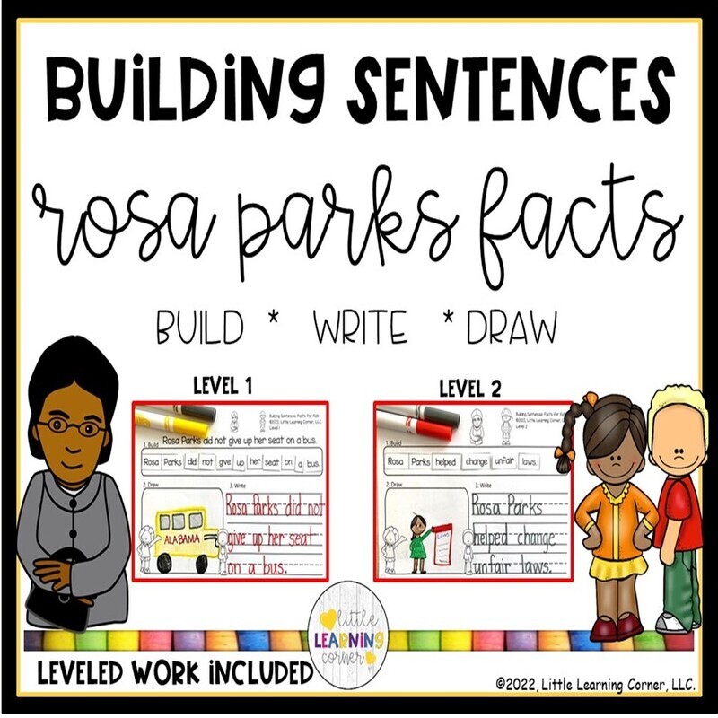 Building Sentences - Rosa Parks Facts