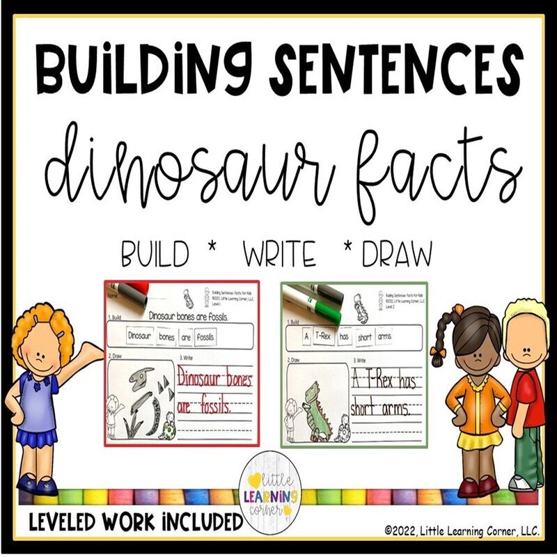 Building Sentences Dinosaur Facts
