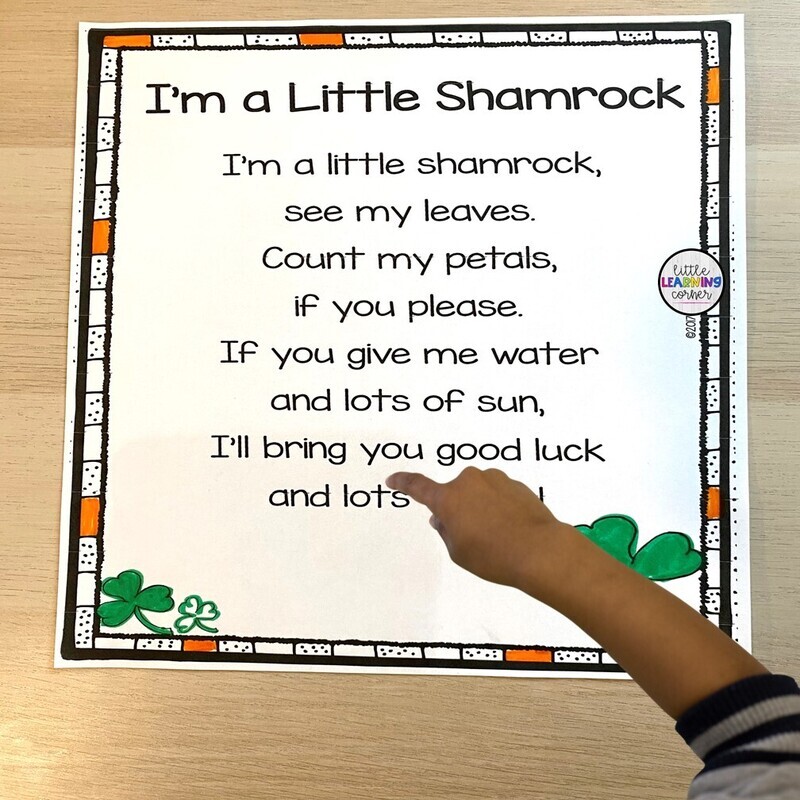 I'm a Little Shamrock See My Leaves