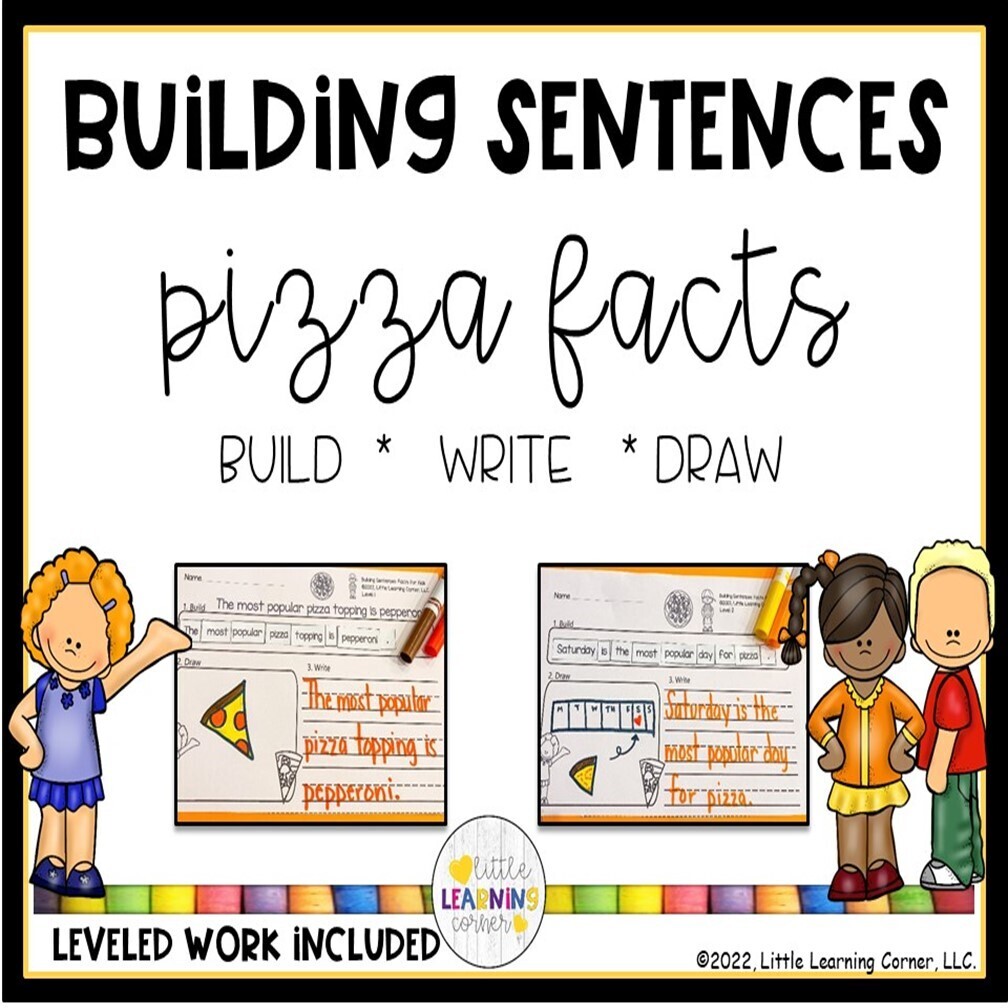 Building Sentences Pizza Facts