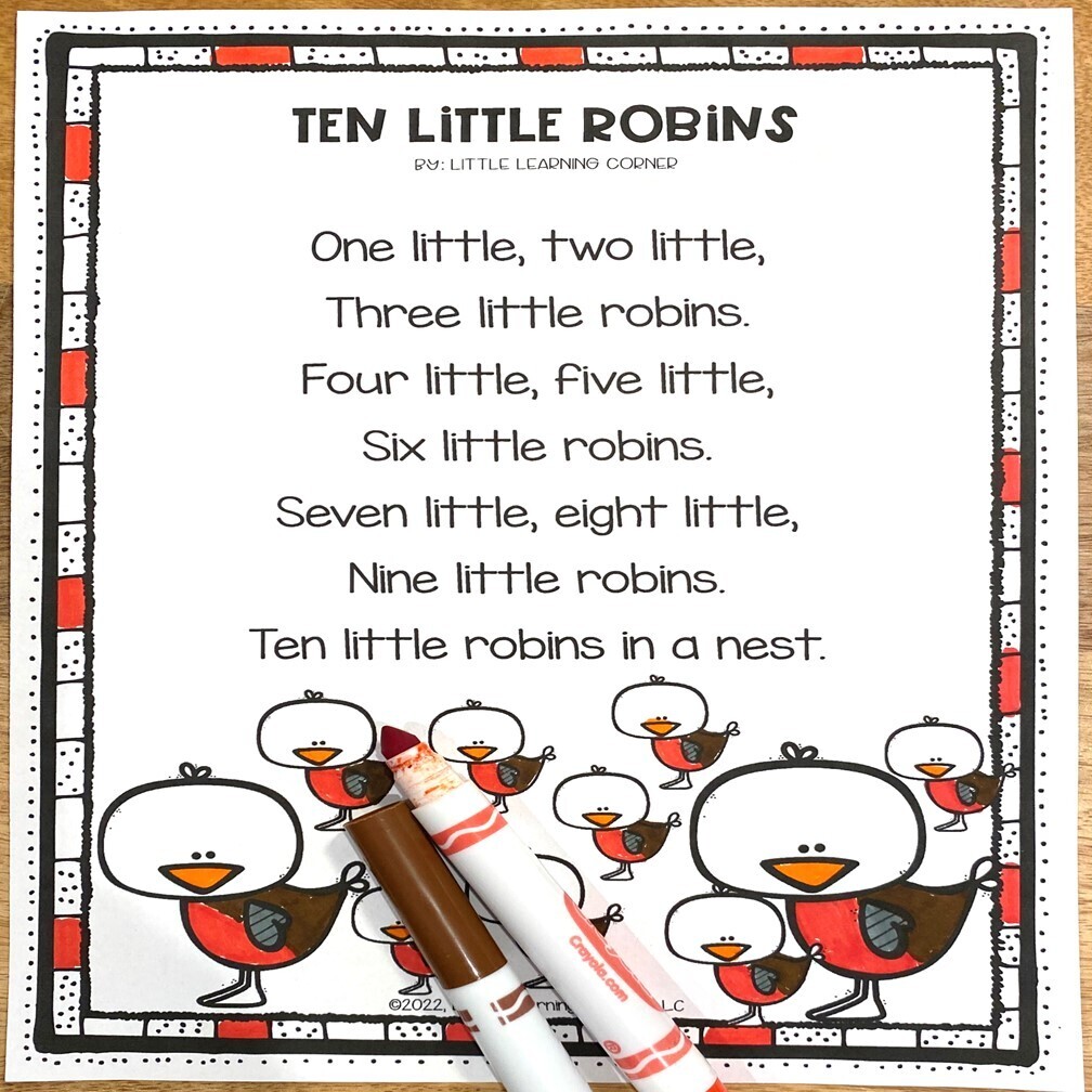 Ten Little Robins