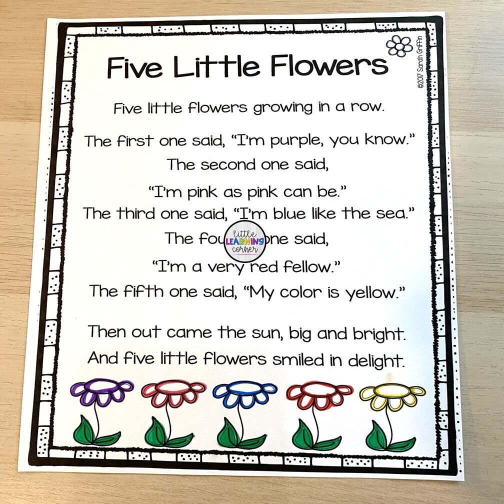 Five Little Flowers