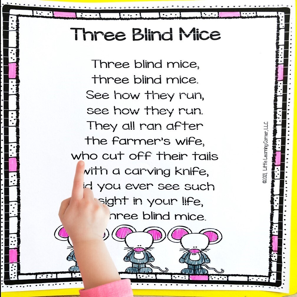 Three Blind Mice Nursery Rhyme