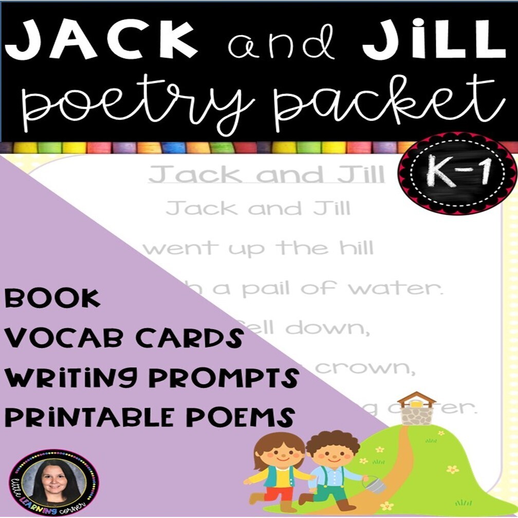 Jack and Jill Nursery Rhyme Packet