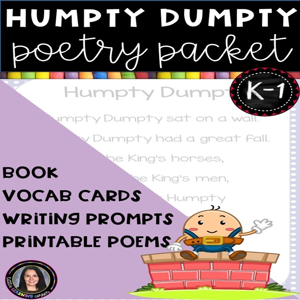 Humpty Dumpty Nursery Rhyme Packet