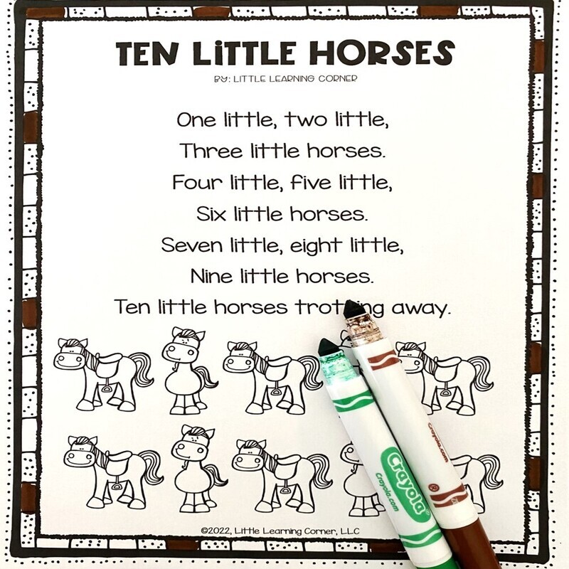 Ten Little Horses