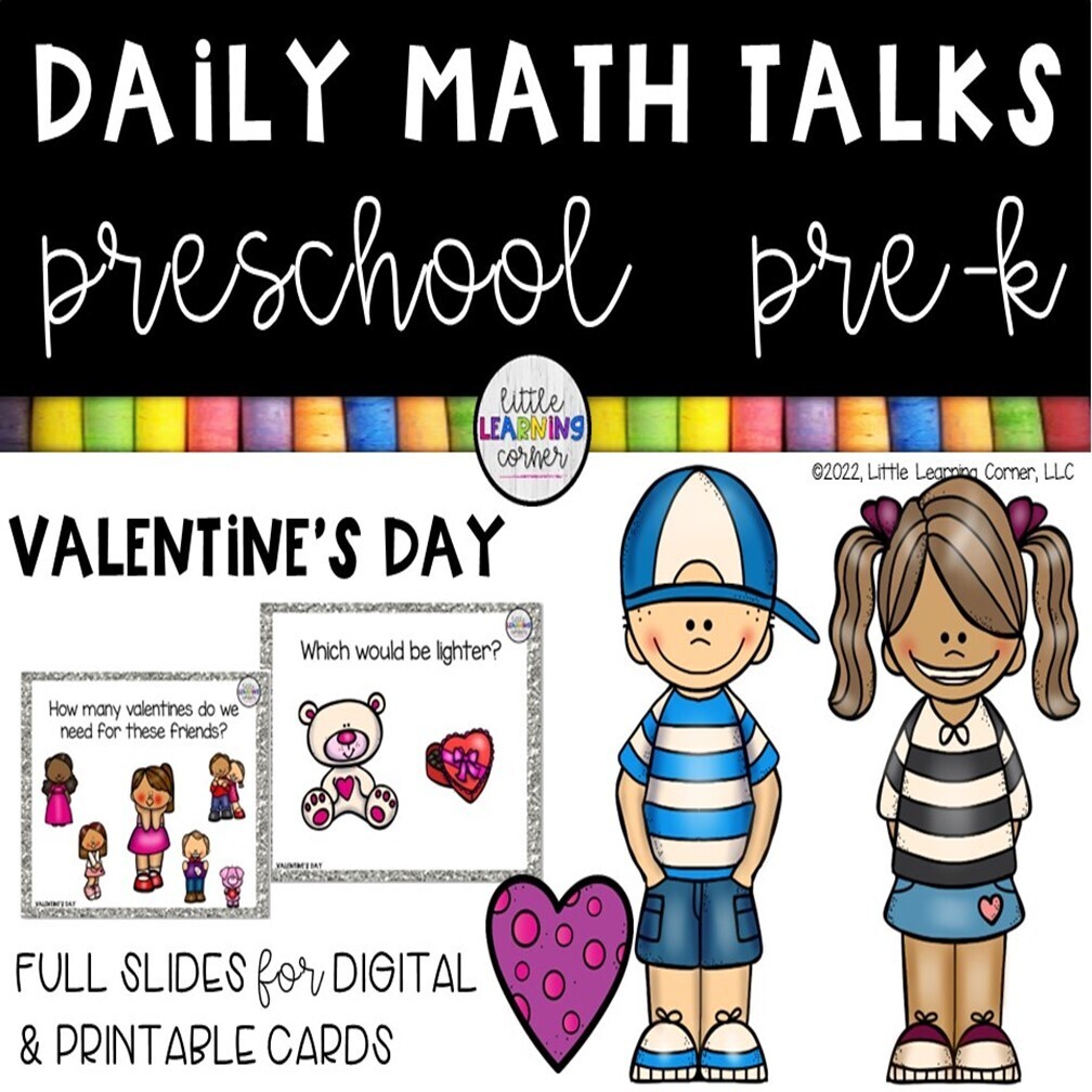 Preschool Math Talks VALENTINES