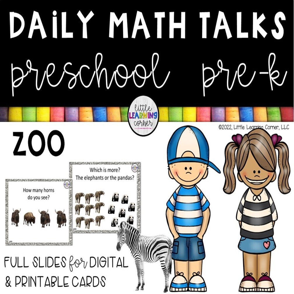 Preschool Math Talks ZOO