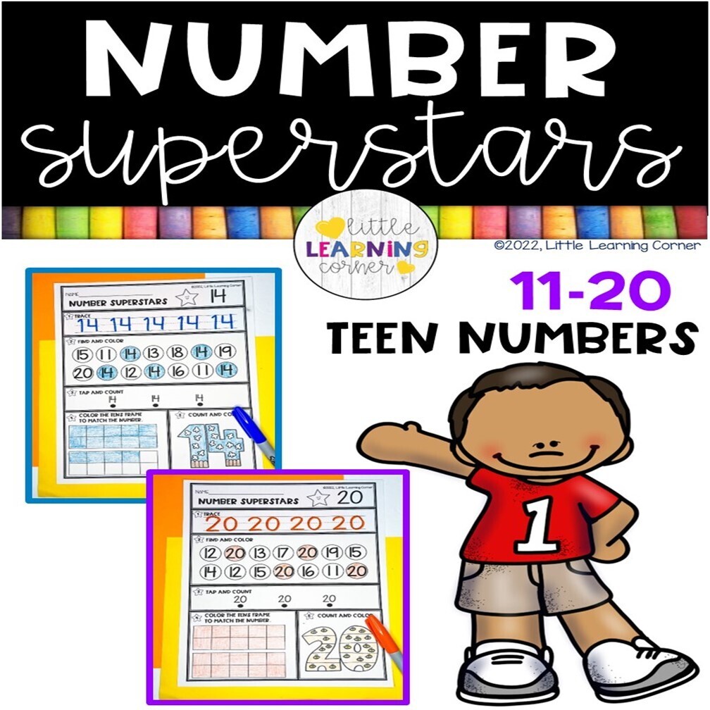 Number Superstars TEEN NUMBERS