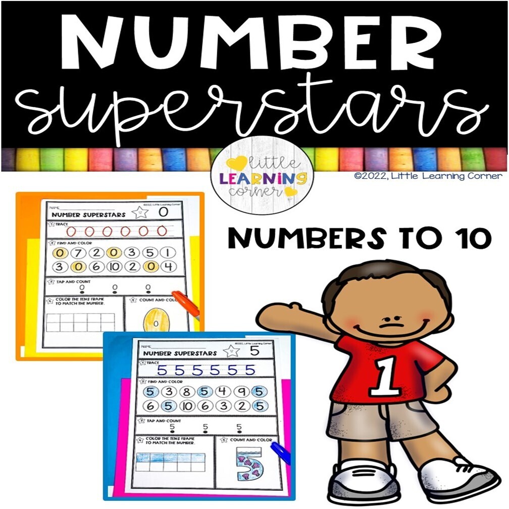Number Superstars  NUMBERS TO 10