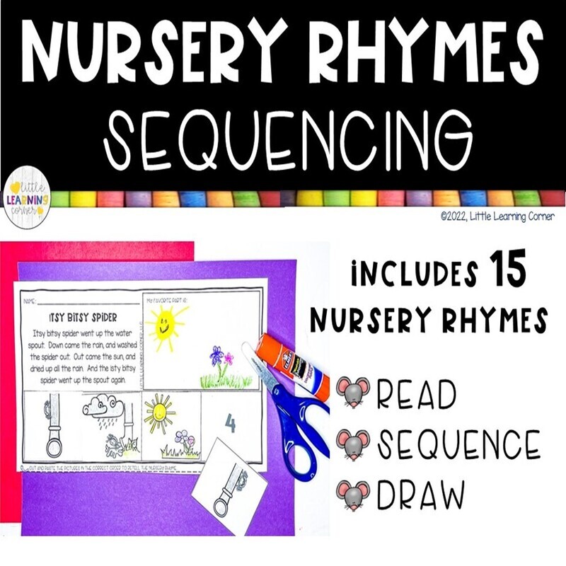 Nursery Rhymes Sequencing Printables