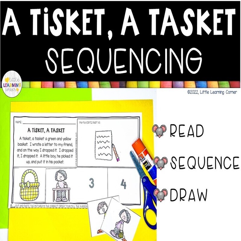 A Tisket A Tasket Sequencing Cards