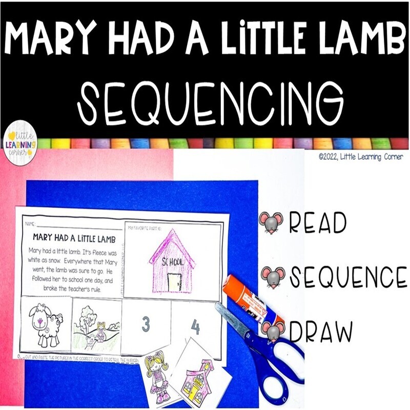 Mary Had A Little Lamb Sequencing
