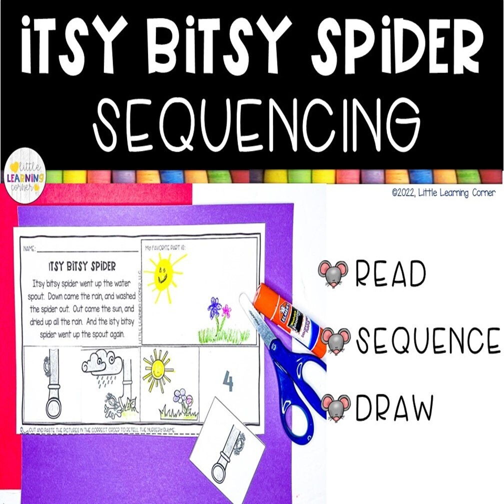Itsy Bitsy Spider Sequencing