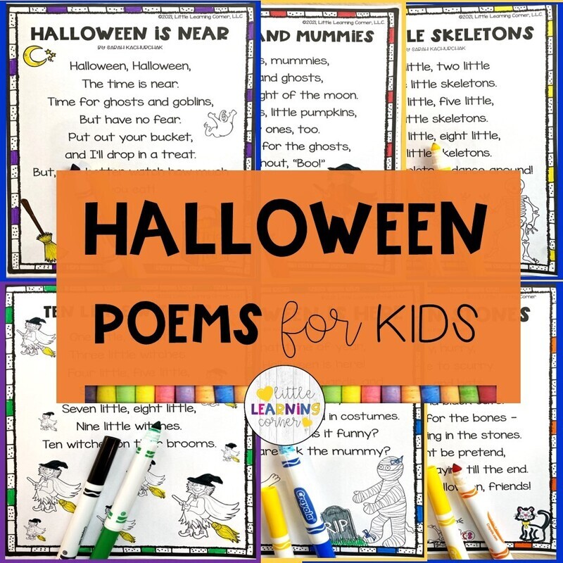 Halloween Poems for Kids | Bundle