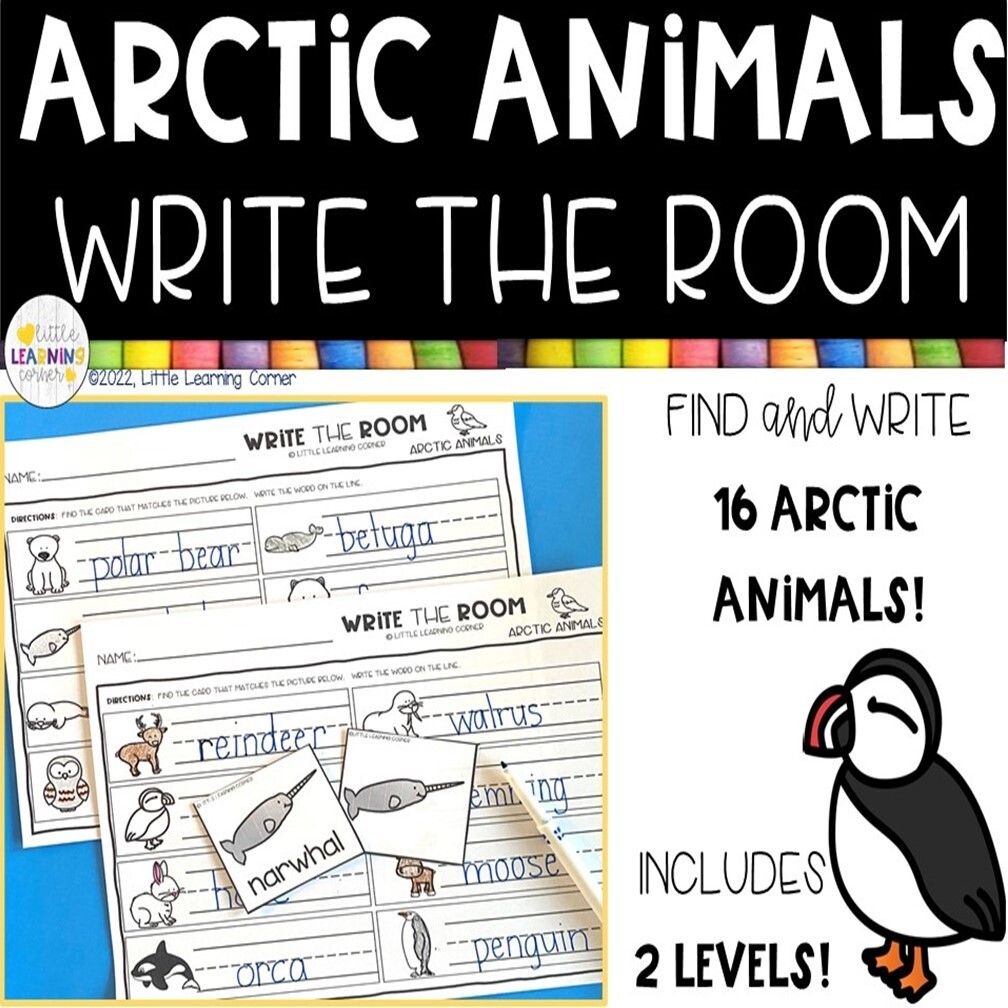 Arctic Animals Write the Room