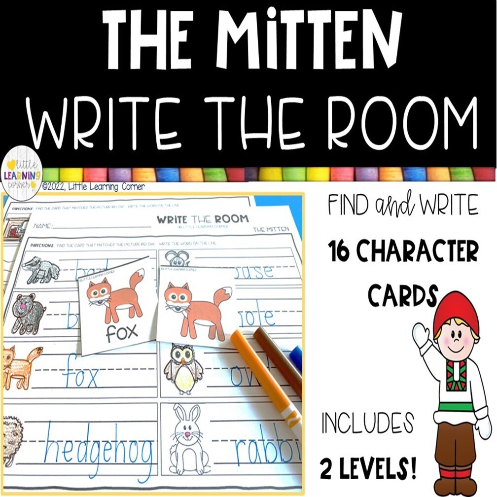The Mitten Write the Room