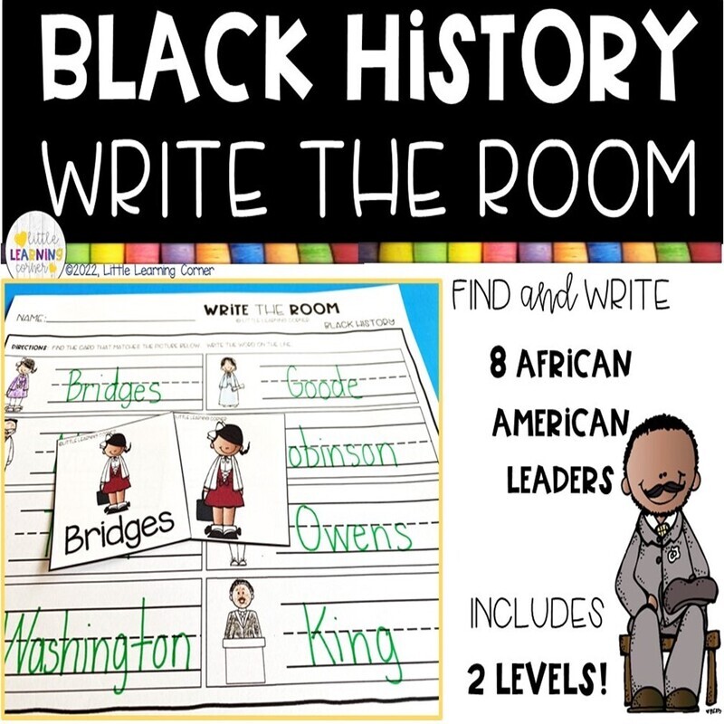 Black History Write the Room