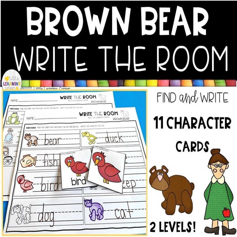Brown Bear Write the Room