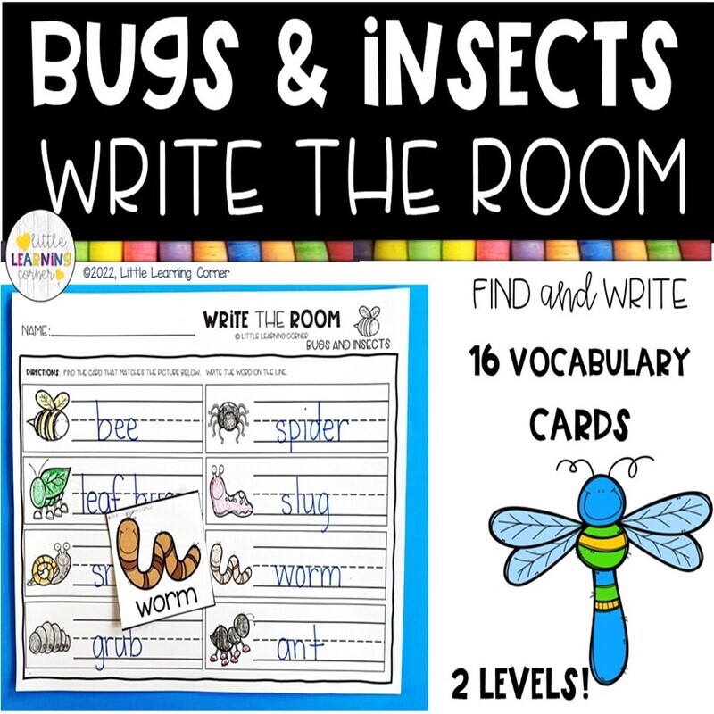 Bugs and Insects Write the Room