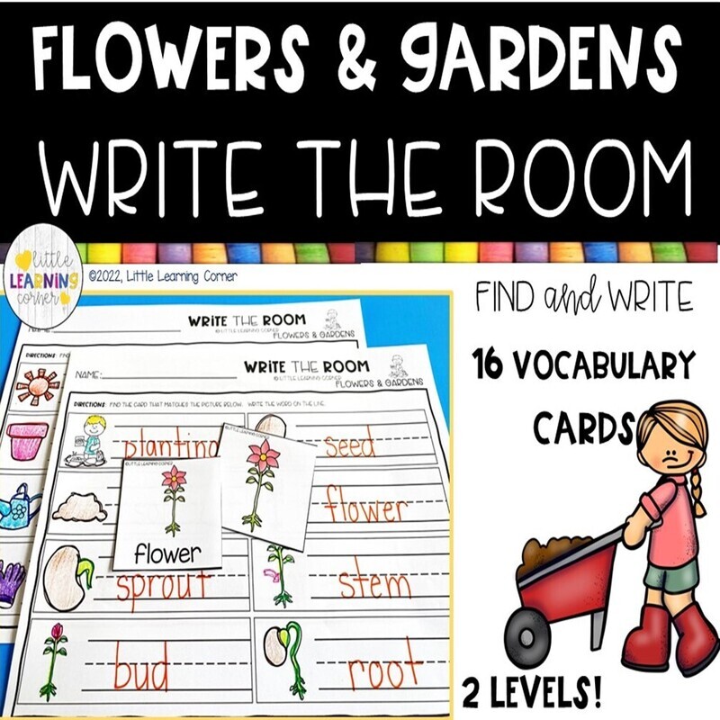 Flowers and Gardens Write the Room