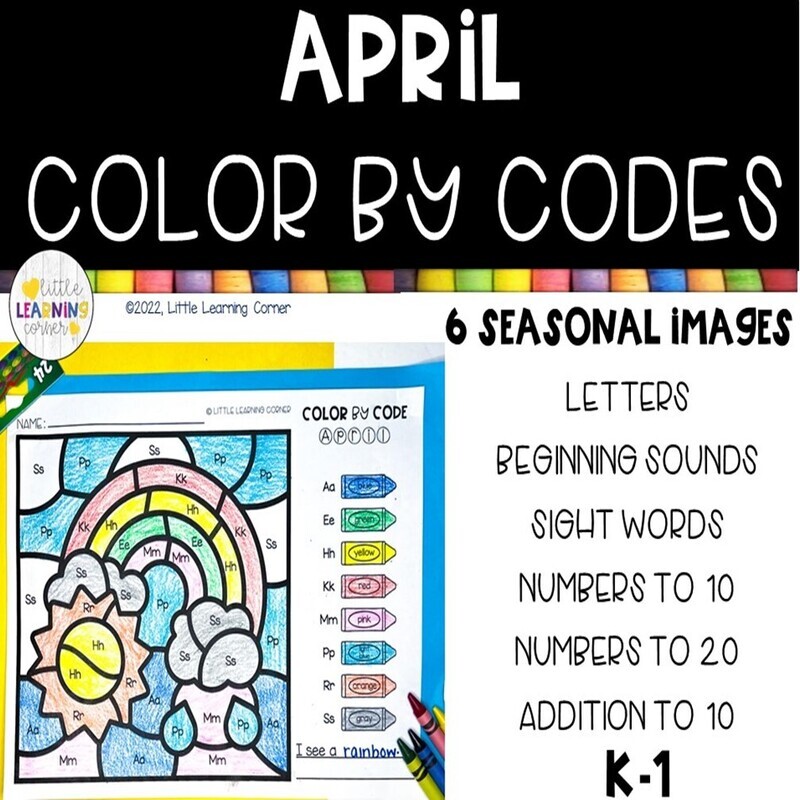 April Color by Codes