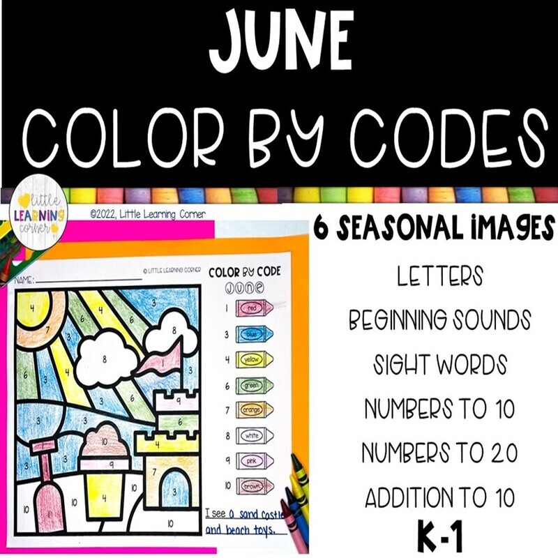 June Color by Codes