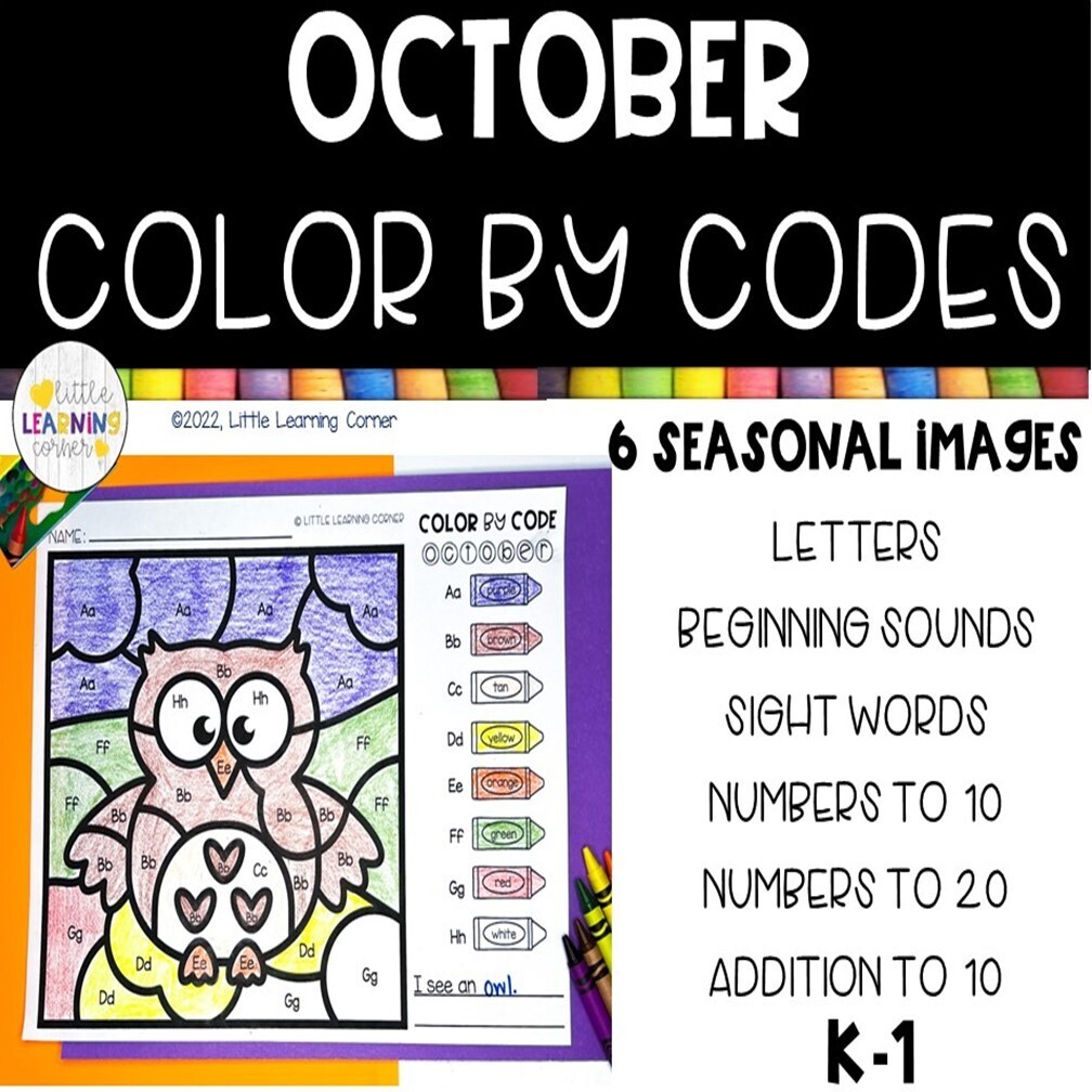 October Color by Codes
